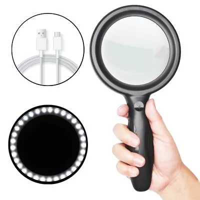 Magnifying Glass With Light 30x 60x Powerful Magnifying Glass - Magnifying Gl... • $37.13