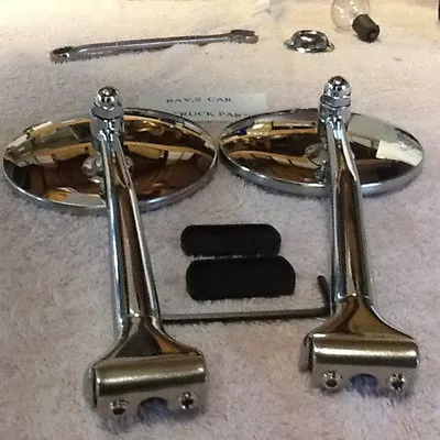 New Set Of Right And Left Long Arm Vintage Style Side View Mirrors / Car Truck ! • $39.99