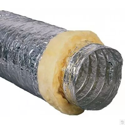 Rhino Approved Acoustic Sono Ducting 5M Meters 100mm 4 Inch Hydroponics • £25.99