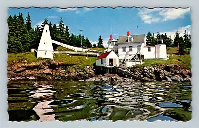 Vinalhaven Island ME Brown's Head Lighthouse Maine Vintage Postcard • $7.99