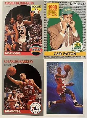 1990-91 NBA Hoops Cards #224-440 - HOF Stars Rookies RC - Pick Singles • $1.99