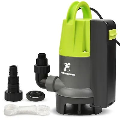FLUENTPOWER 3/4HP 3700GPH Submersible Sump Pump With Integrated Float Switch • $69.99