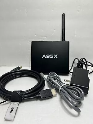 Android TV Box (1G + 8G S905) A95X King Ethernet LAN TF Card Reader HDMI Used • $14.99