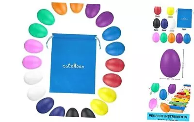  Egg Shakers Musical Instruments For Babies- 20Pcs Musical Maracas Percussion  • $22.20
