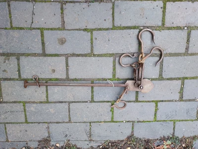 £25 • Buy Butchers Avery Steel Yard (247R)
