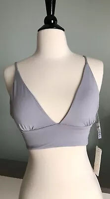 NWT L Space Gray Olivia Swimsuit Bikini Top Large Style LSOLT17 • $24.99