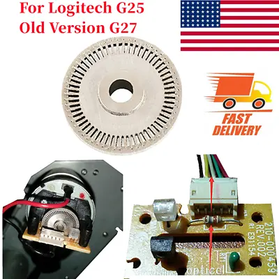 Steering Wheel 60 Slot Optical Encoder Replace Parts For Logitech G25 Old G27 US • $31.59