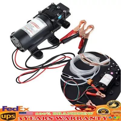 12V Electric Siphon Transfer Change Pump Motor Oil Engine Oil Fluid Extractor • $26