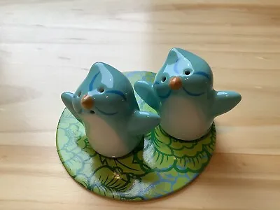 Mini Bird Salt And Pepper Shakers “Out On A Whim” • $15