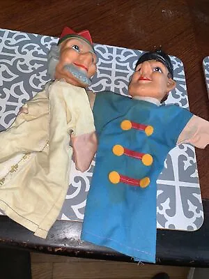 $4.99 • Buy Mr. Rogers Neighborhood Hand Puppets Set Of 2 -king And Cop 1970's - VINTAGE