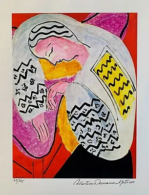 Henri Matisse THE DREAM Estate Signed & Stamped Limited Edition Giclee Art 15x11 • $59.99