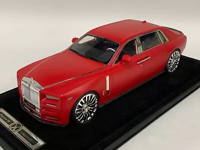1/18 T&P Rolls Royce Phantom VIII Mansory Edition Red #01 Of 10 Pieces Made • $599.95