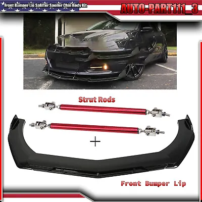 For Dodge Dart 2013-16 Front Bumper Lip Splitter Spoiler Chin Body Kit • $79.99