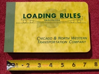 1967 Railroad Loading Rules Handbook Vintage Railway Train Chicago Northwestern • $19.99