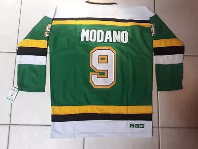 Mike Modano Minnesota North Stars Ccm Throwback Jersey. Lg. Nwt. Reduced! • $70