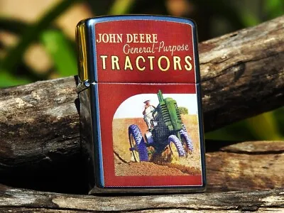 Zippo Lighter - John Deere - General Purpose Tractors - Leaping Deer - # 20680 • $188.36