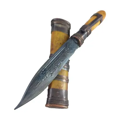 Magic Thai Amulet Mini Sword Knife LP Derm Dagger Talisman Yant Power Protection • $27.97