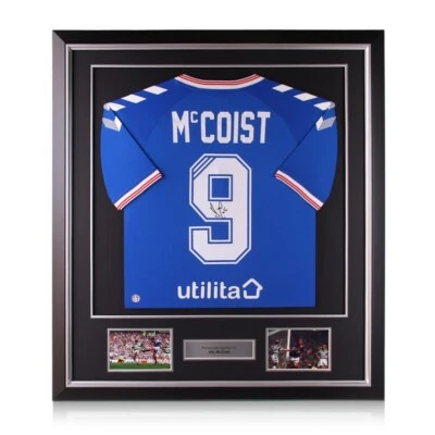 £289.99 • Buy Ally McCoist Signed Rangers Football Shirt. Deluxe Frame