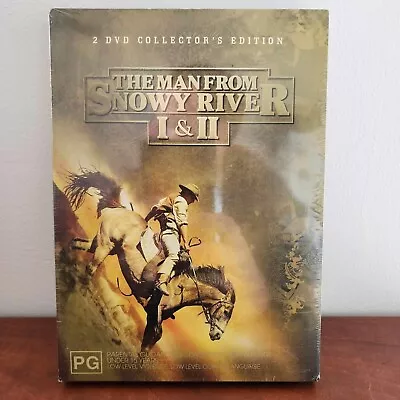 The Man From Snowy River I & II | Boxset (DVD Region 4) New Sealed • $8.96