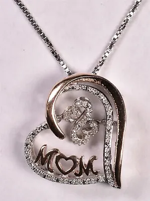 Kay Jeweler Open Hearts Mom Diamond Heart 10K Ltd. Ed. • $158