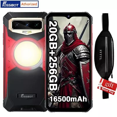 FOSSIBOT F102 Rugged Smartphone 20GB+256GB 108MP 16500mAh Unlocked Cell Phones • $249