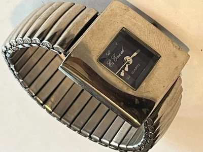 £5 • Buy Excel Square Chunky Metal Stretch Strap Ladies Wristwatch