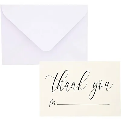 48 Pack Thank You Cards Bulk Thank You Notes With Envelopes All Occasion Mini • $12.99