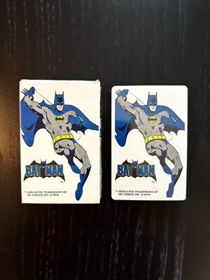 DC Cards: Batman Playing Card Deck By NASTA Sealed 1979 • $9.99