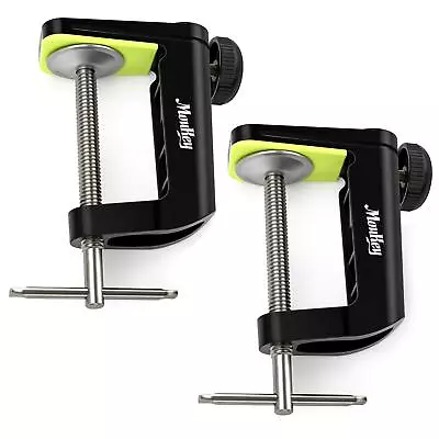 Moukey 2 PCS C Shape Desk Table Mount Clamp For Microphone Mic Suspension Boom S • $27.84