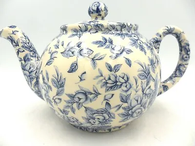 £23.99 • Buy Blue Blossom Design 2 Cup Teapot By Heron Cross Pottery