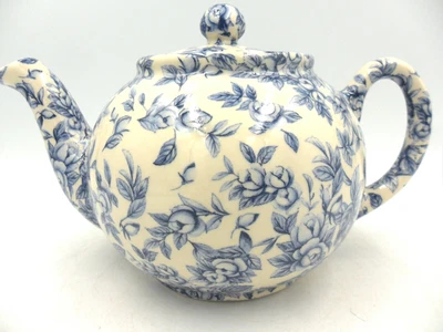 £23.99 • Buy Blue Blossom Design 2 Cup Teapot By Heron Cross Pottery