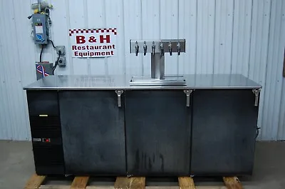 Glastender 84  Three 3 Door Back Bar Refrigerator Kegerator Cooler BB84-L1-BSH • $2995