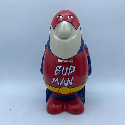 Vintage 1989 Budweiser Bud Man Beer Stein Ceramic Budman Collectors Edition • $39.99