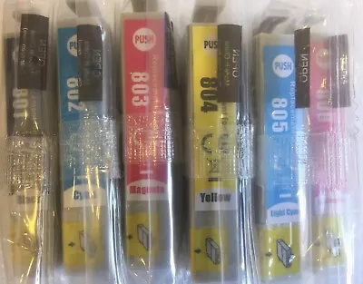 £8.99 • Buy 6 Unbranded Compatible Ink Cartridges For Epson Stylus Photo R265 Px660 Printer