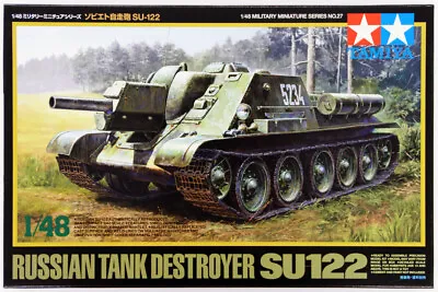 TAMIYA 32527 1:48 Russian Tank Destroyer SU-122 • £20.90