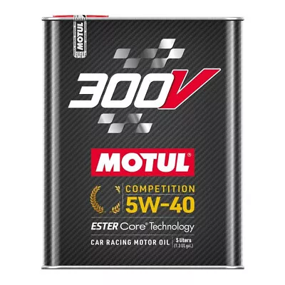 Motul 300V Competition 5W-40 Synthetic Racing Engine Motor Oil (2L=2.11 QT) • $40.47