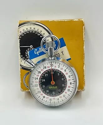 Gallenkamp Mechanical Stopwatch 7 Jewels Swiss Vintage 1970s - Working & Boxed • £64.99