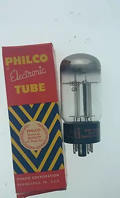 Vintage Philco 6BY5GA Full-Wave Vacuum Rectifier Damper TV Audio Vacuum Tube Val • $9.99