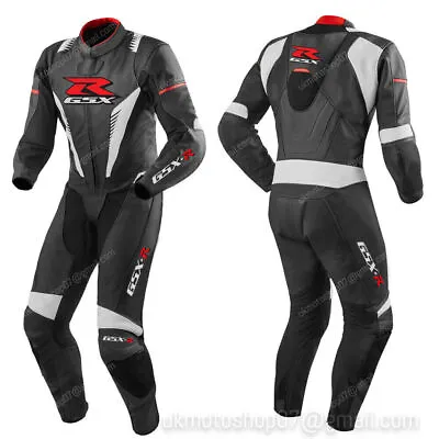 SUZUKI GSXR Racing Motorcycle Biker Leather Suit Motorbike Leather Jacket Pant • $269.99