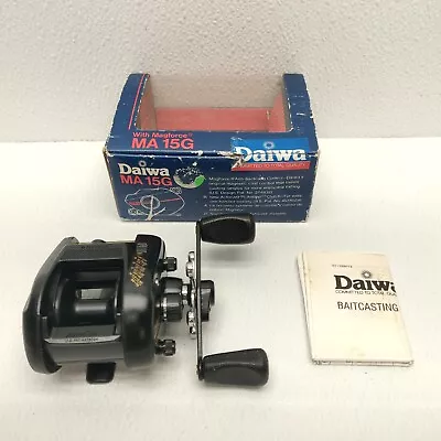 RARE Vintage Daiwa MA 15G MagForce Hi Speed Japan Baitcaster Fishing Reel NOS • $99.90