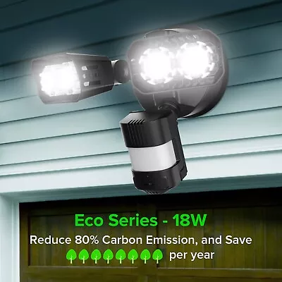 150W Equiv LED Motion Sensor Lights Energy Saving Outdoor Floodlights IP65 COC • $24.64