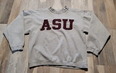 Vintage 90s Arizona State University Cotton Exchange Sweatshirt Crewneck Mens L • $27.20