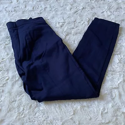 J. Crew Women's Size 2 R Blue Ponte Knit Pixie Skinny Pants • $15.59