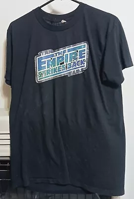 VINTAGE XL =MODERN LARGE Original Star Wars Empire Strikes Back Glitter Shirt • $100