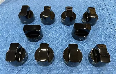 VIKING “BLACK CHROME”KNOB SET (11pc) FOR 48”GAS RANGES  7 SERIES  C Pics. • $499