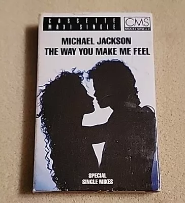 1987 Michael Jackson The Way You Make Me Feel Cassette Tape Maxi Single CMS Rare • $74.99