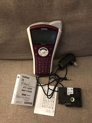 Brother P-Touch PT-1090 Handheld Label Maker Purple Office Tested • $25