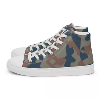 $89.95 • Buy Bulgarian 1951 Splinter Camouflage Men’s High Top Canvas Shoes