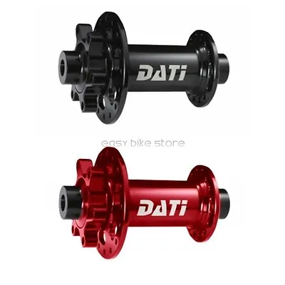 Front Only Hub BLACK / RED * DATI DA M6 QR5/9/15/20 X 100/110mm 24/28/32 Hole • $56.69