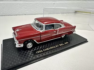 1955 Chevy Belair 1/43rd Road Champs With Display Case No Box  • $9